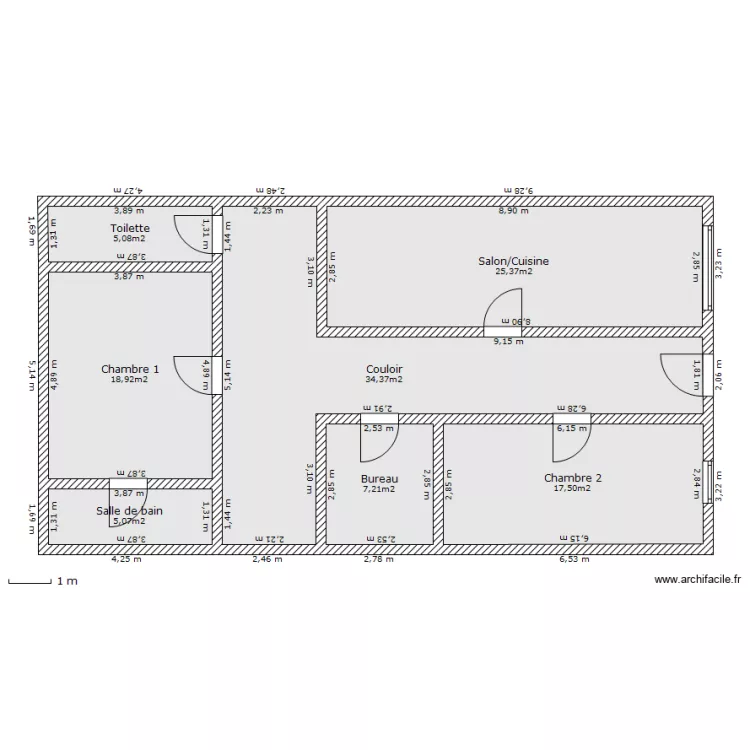 Appartement. Plan de Appartement. Plan de