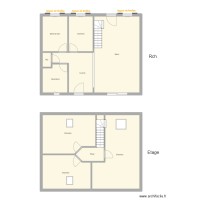 Croquis PERRIN Rch et Etage