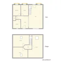 Croquis PERRIN Rch et Etage