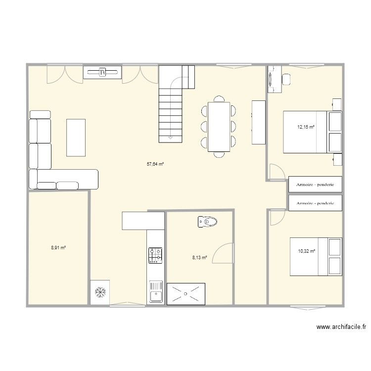 ma maison. Plan de 0 pièce et 0 m2