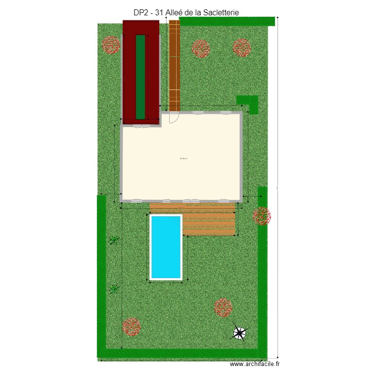 Plan de masse v07. Plan de 0 pièce et 0 m2