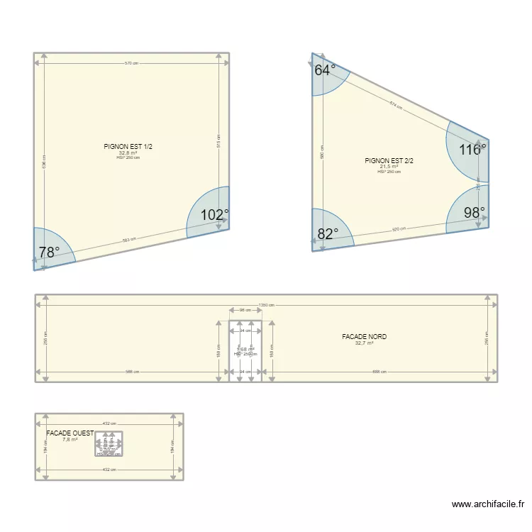 pennarun. Plan de 