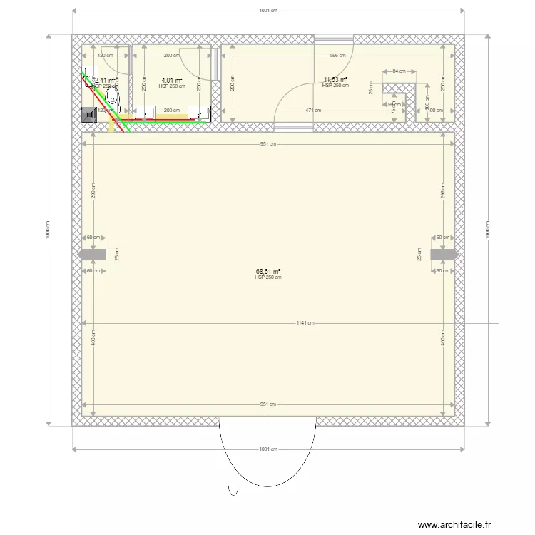 Sptratmesdzid. Plan de 