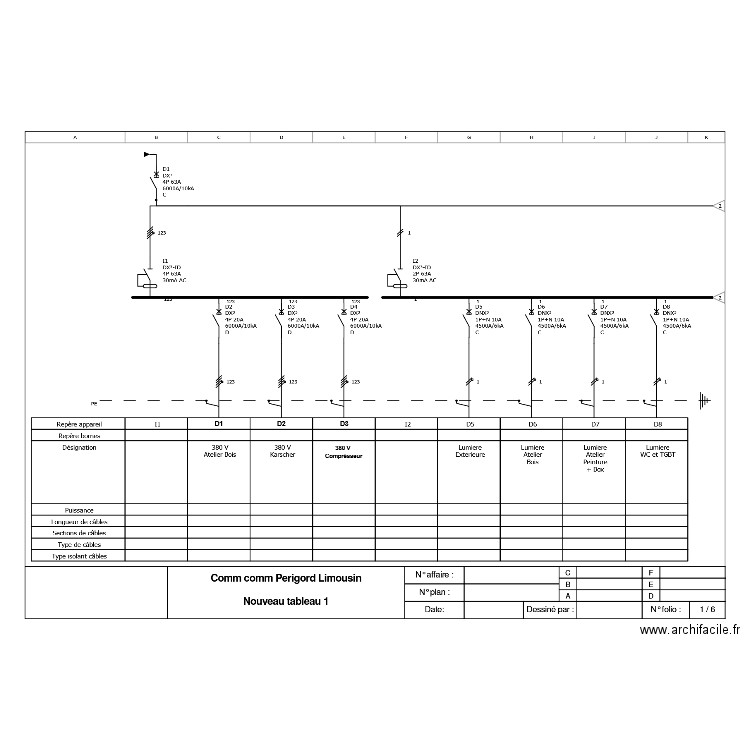 atelier ccpl. Plan de 3 pièces et 0 m2
