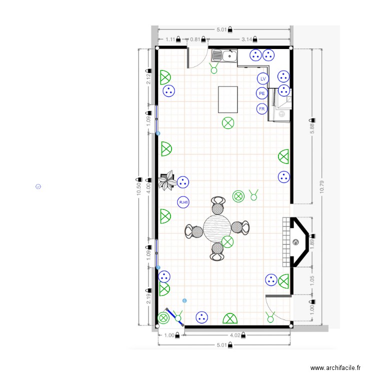 cuisine. Plan de 0 pièce et 0 m2