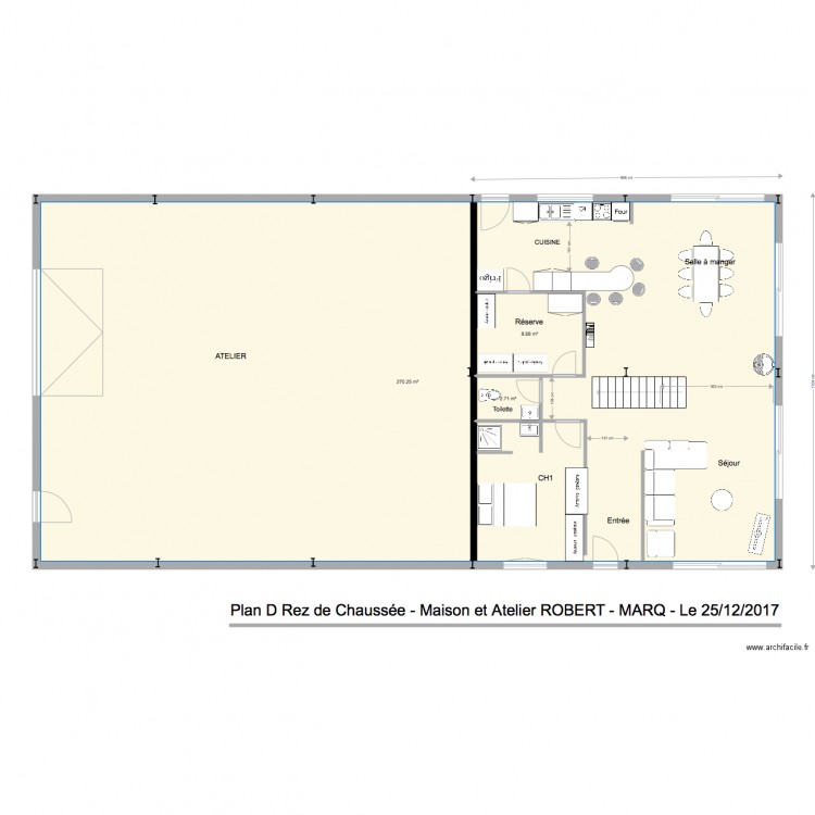 RDC Plan D ROBERT MARK. Plan de 0 pièce et 0 m2