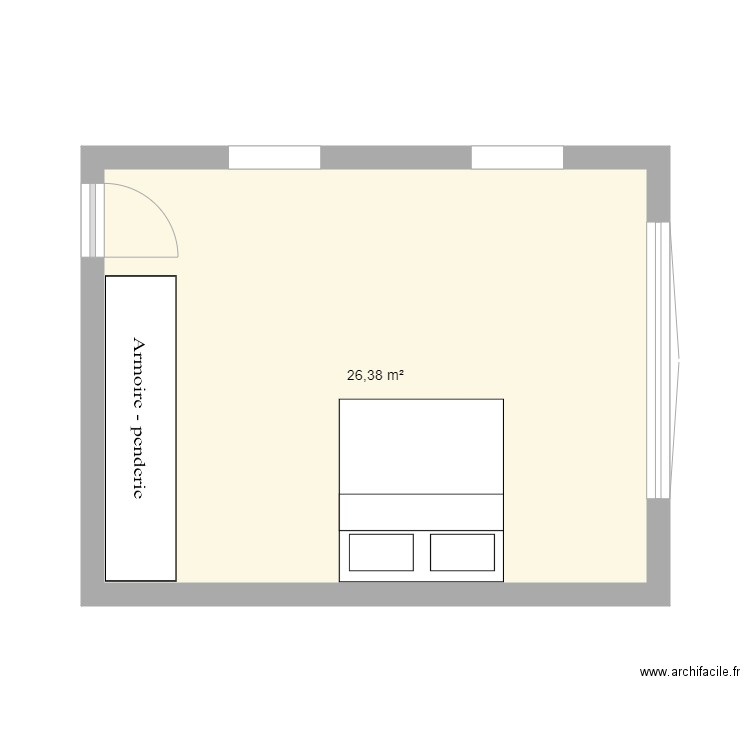 marielle etage. Plan de 0 pièce et 0 m2