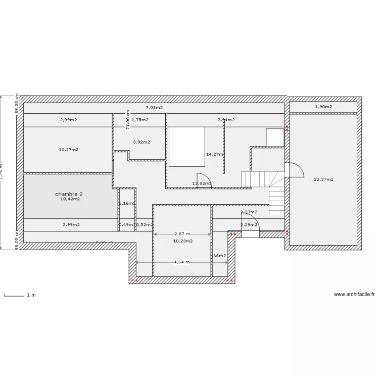 etage 2. Plan de 