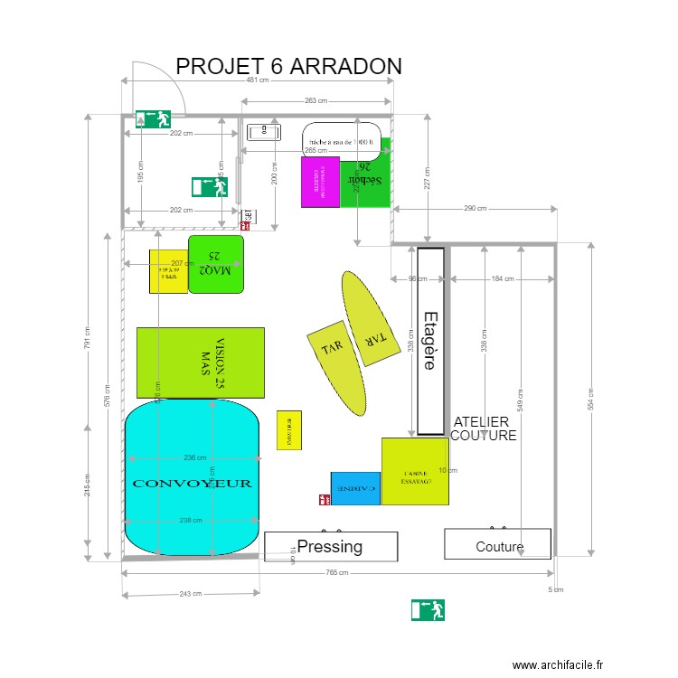 PROJET 6 SUPER U ARRADON. Plan de 0 pièce et 0 m2