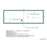 Meuble boutique 120 cm longueur