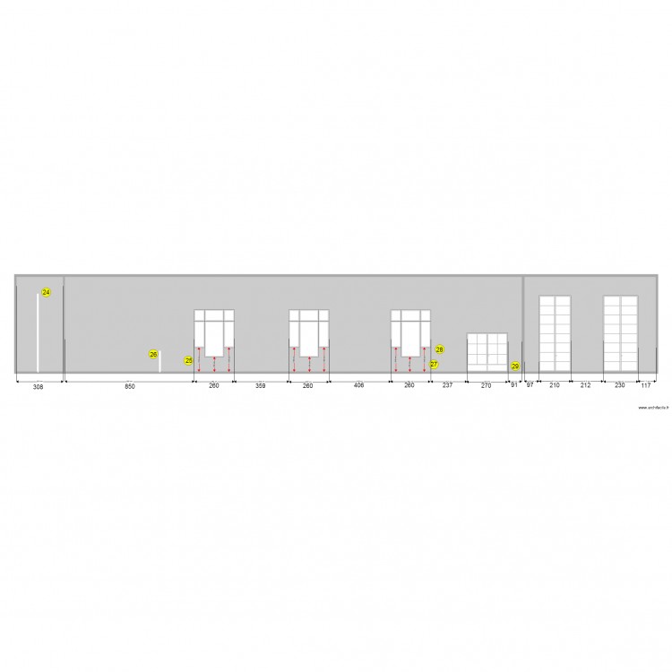 Plan E définitif. Plan de 0 pièce et 0 m2