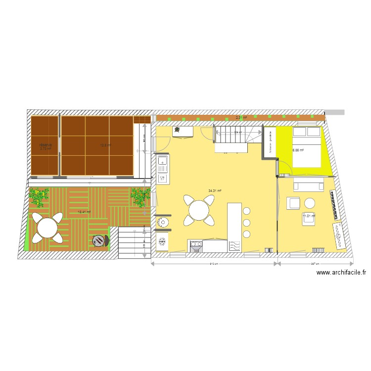 lecomte 2. Plan de 0 pièce et 0 m2