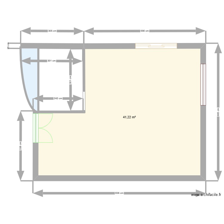 classe uuep 2. Plan de 0 pièce et 0 m2