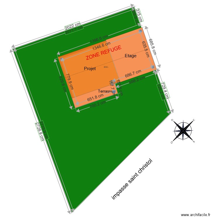 PCIM2 Plan de masse projet boube. Plan de 0 pièce et 0 m2