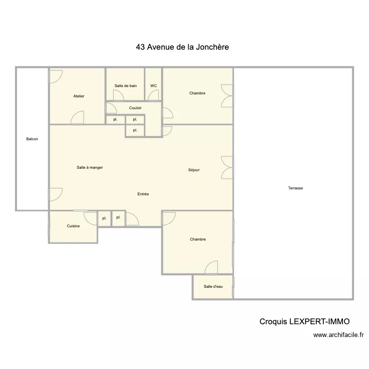 43 jonchere. Plan de 