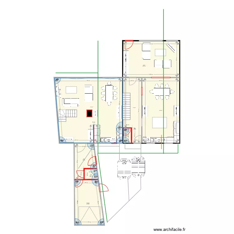 GRAND LEEZ tuyau. Plan de 