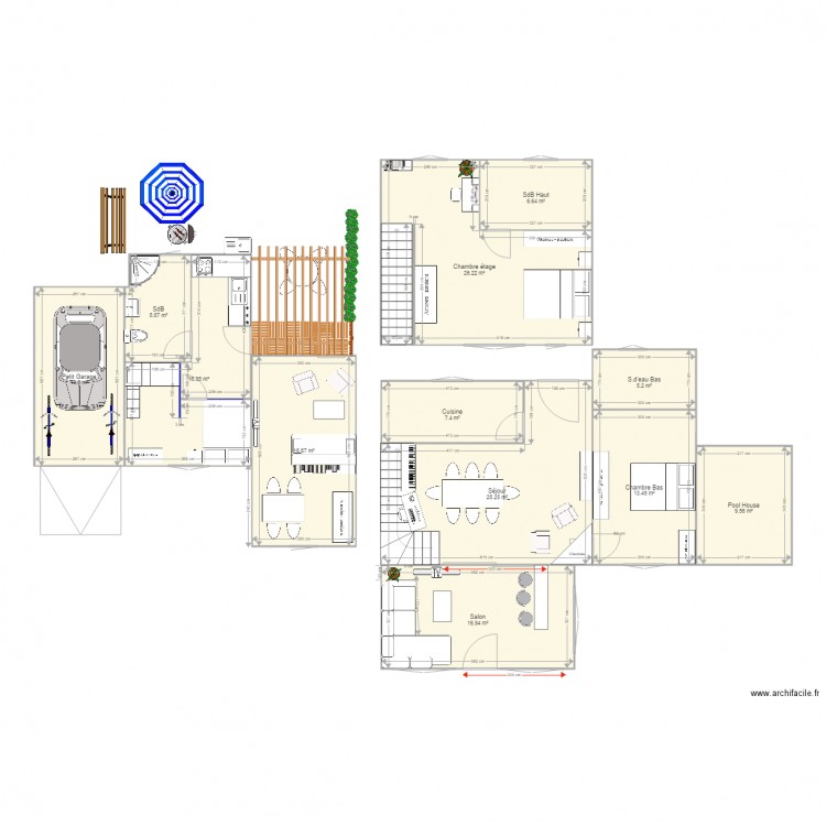 Maison St Paul en Forêt 3. Plan de 0 pièce et 0 m2