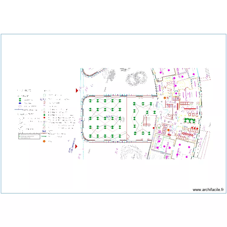Salle de Sport. Plan de Salle de Sport. Plan de