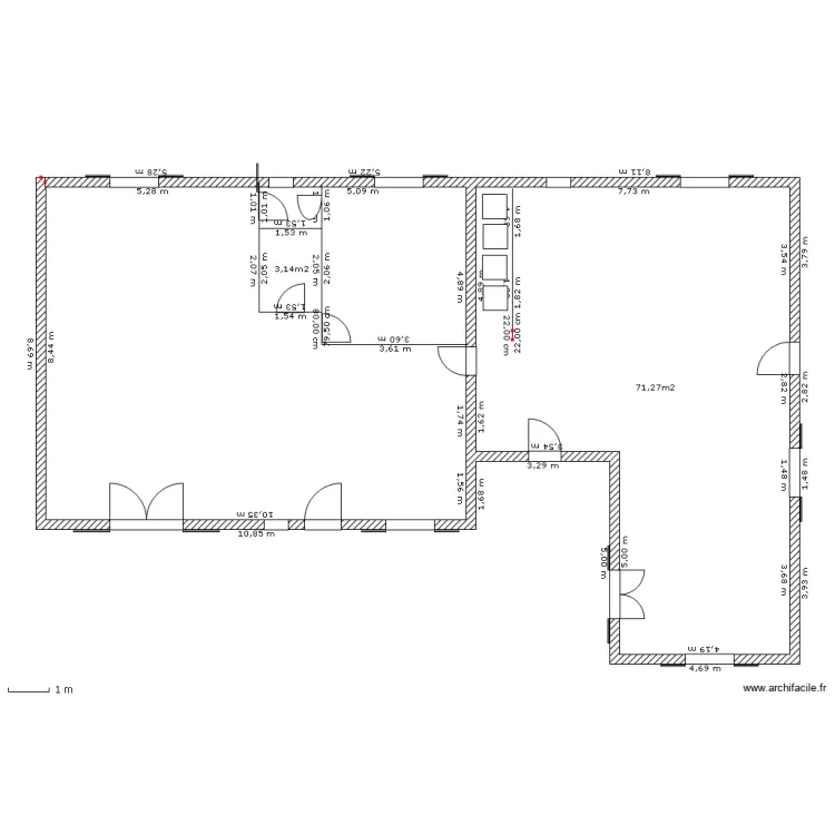 Maison Chuzelles. Plan de Maison Chuzelles. Plan de