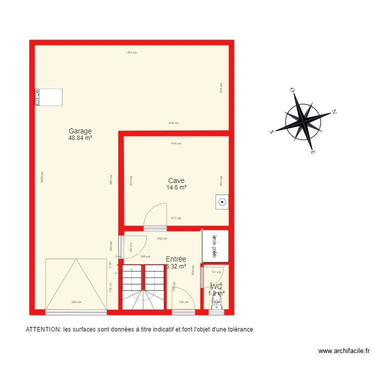 BI 2736 RDC. Plan de 