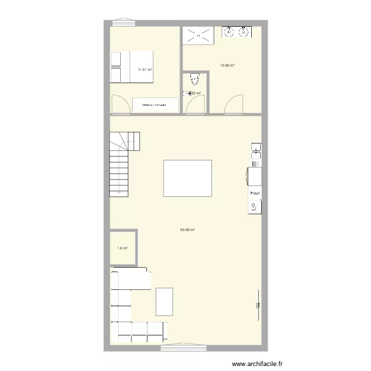 loft. Plan de 