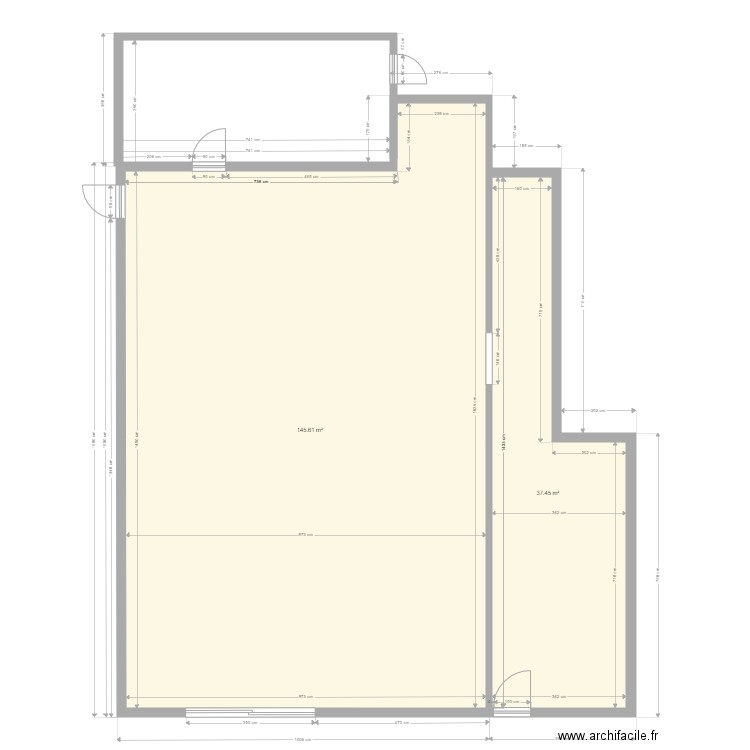 interieur boursaud existant. Plan de 0 pièce et 0 m2