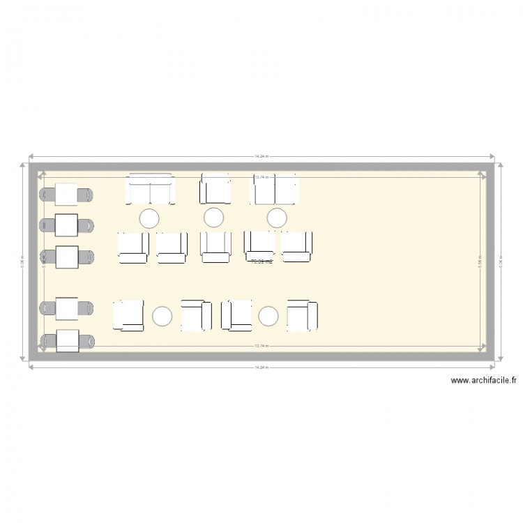 HOTEL. Plan de 0 pièce et 0 m2