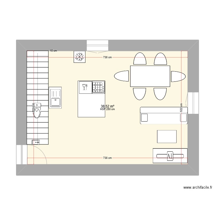 plan rdc. Plan de 0 pièce et 0 m2