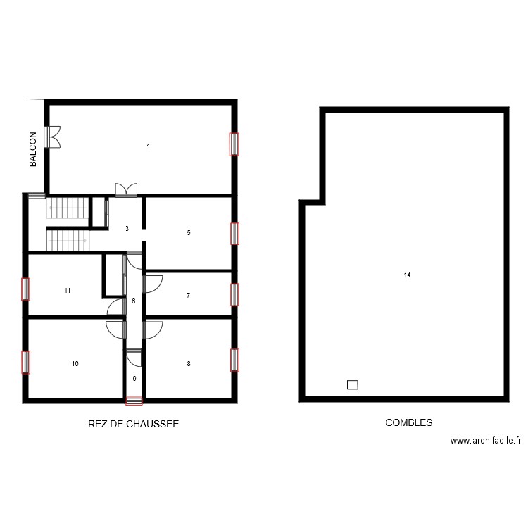 195280 BLAISE. Plan de 0 pièce et 0 m2