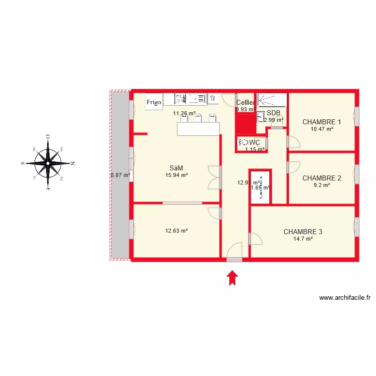 BI 6231 TEST FREDERIC. Plan de 