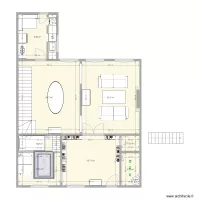 SP 1er &eacute;tage meuble kitch2 MEZZA plan electrique