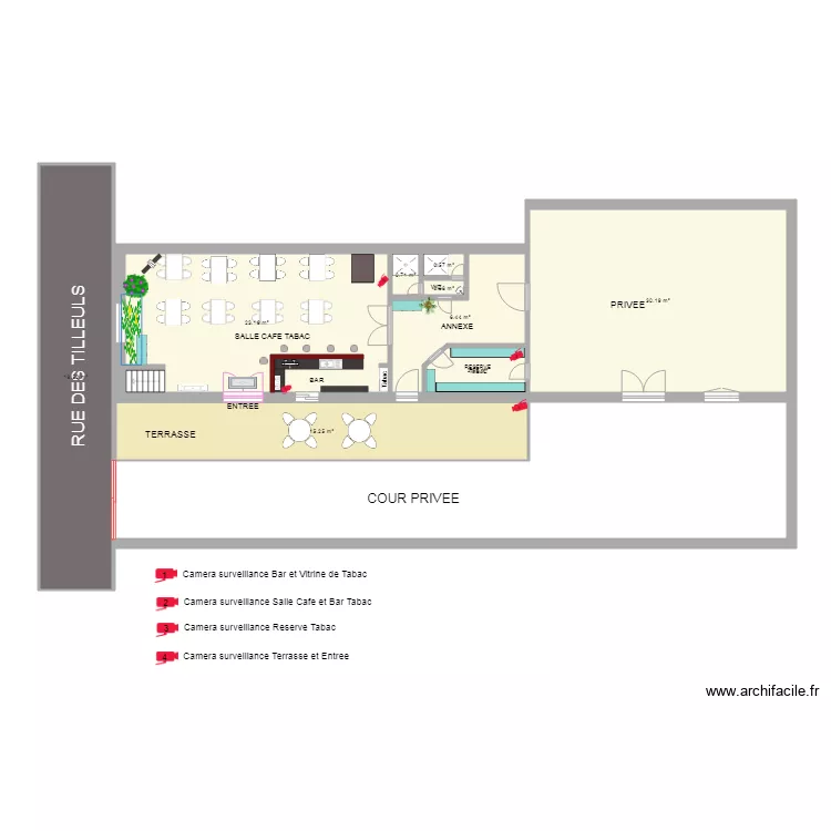 plan bar denis. Plan de 