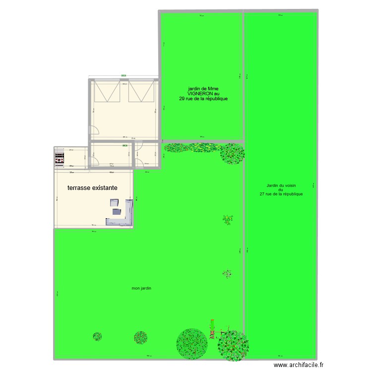 plan avant travaux. Plan de 0 pièce et 0 m2