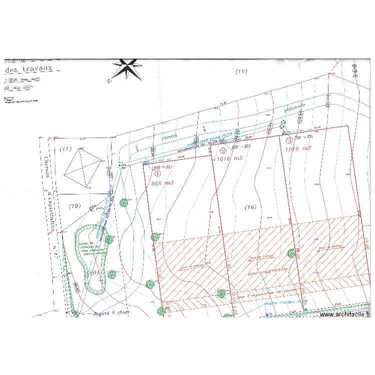 plan topo. Plan de 0 pièce et 0 m2