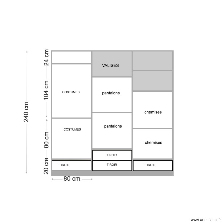 dressing martin . Plan de 0 pièce et 0 m2