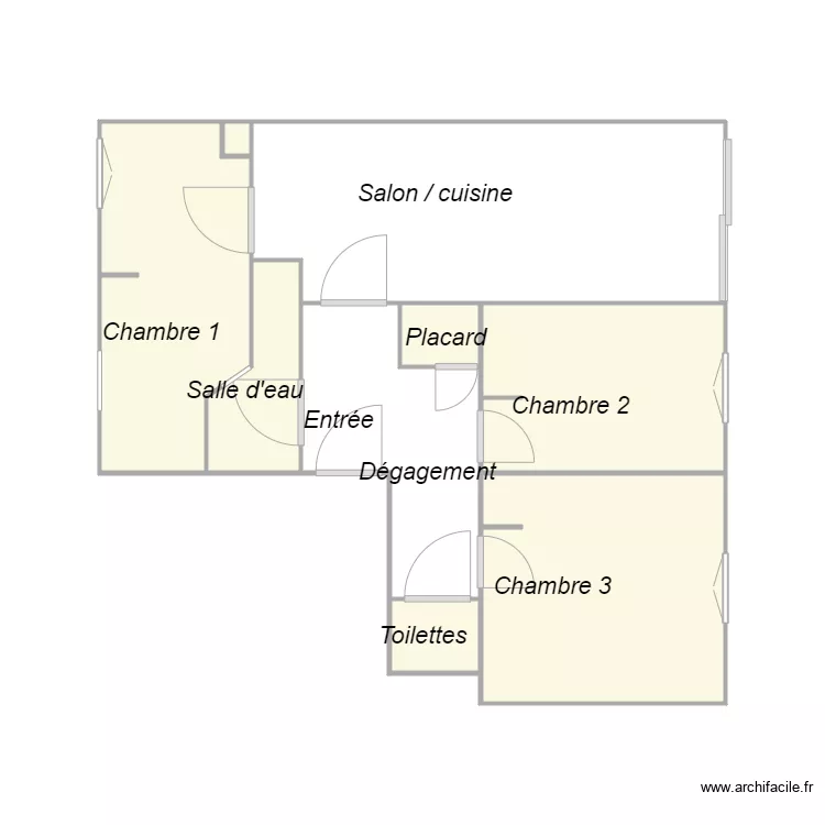 Croquis  POSTEL. Plan de 