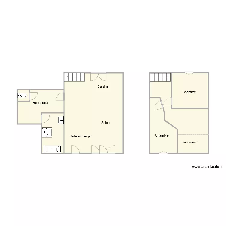 3052 Cazier . Plan de 