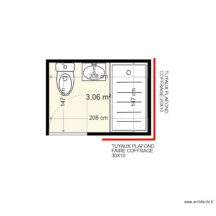 BAUDENS VINCENTE . Plan de 0 pièce et 0 m2