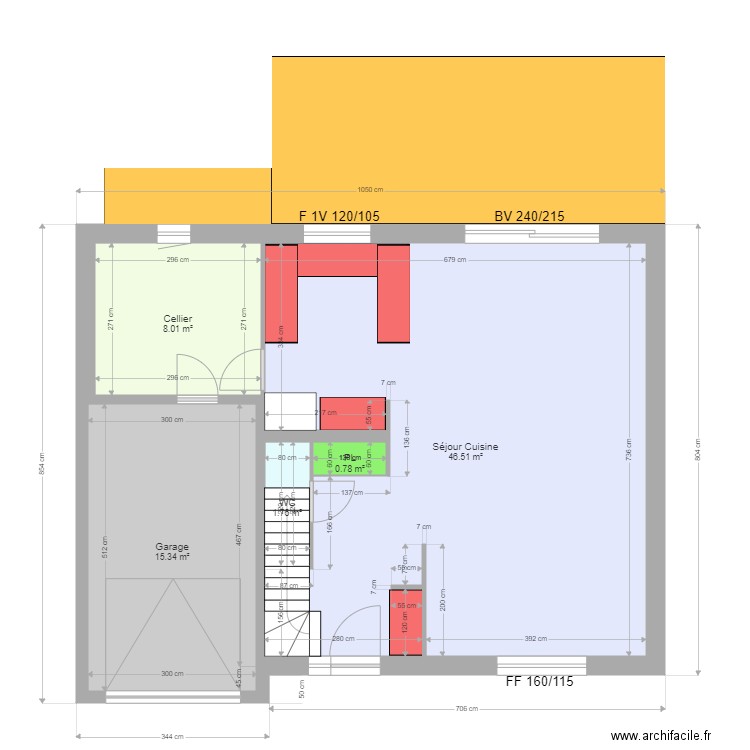 LEFAIT LEFEBVRE. Plan de 0 pièce et 0 m2