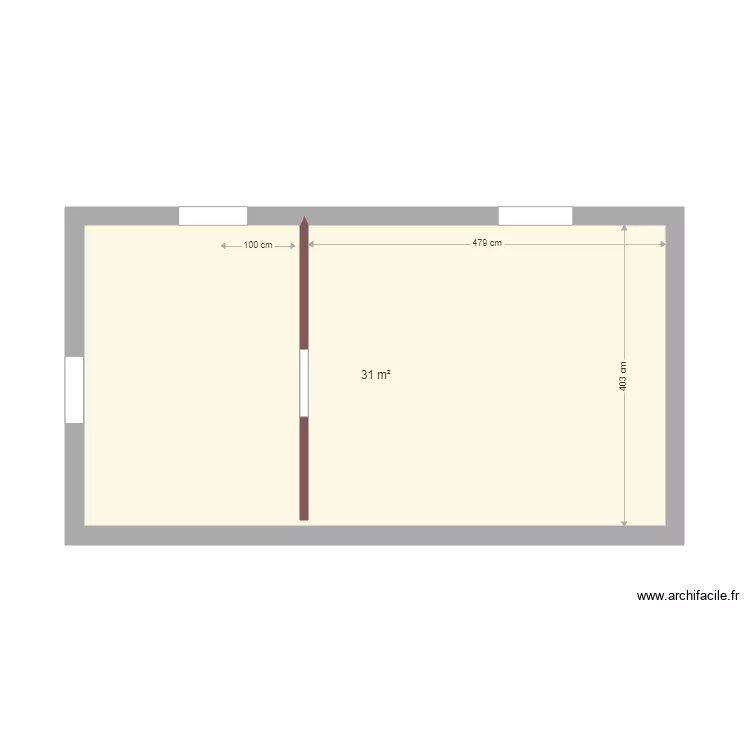 cave azay le feron. Plan de 