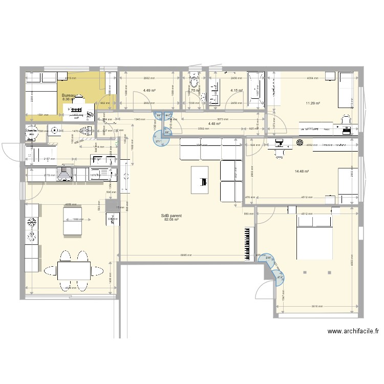 MarlyaFutur1EB. Plan de 0 pièce et 0 m2