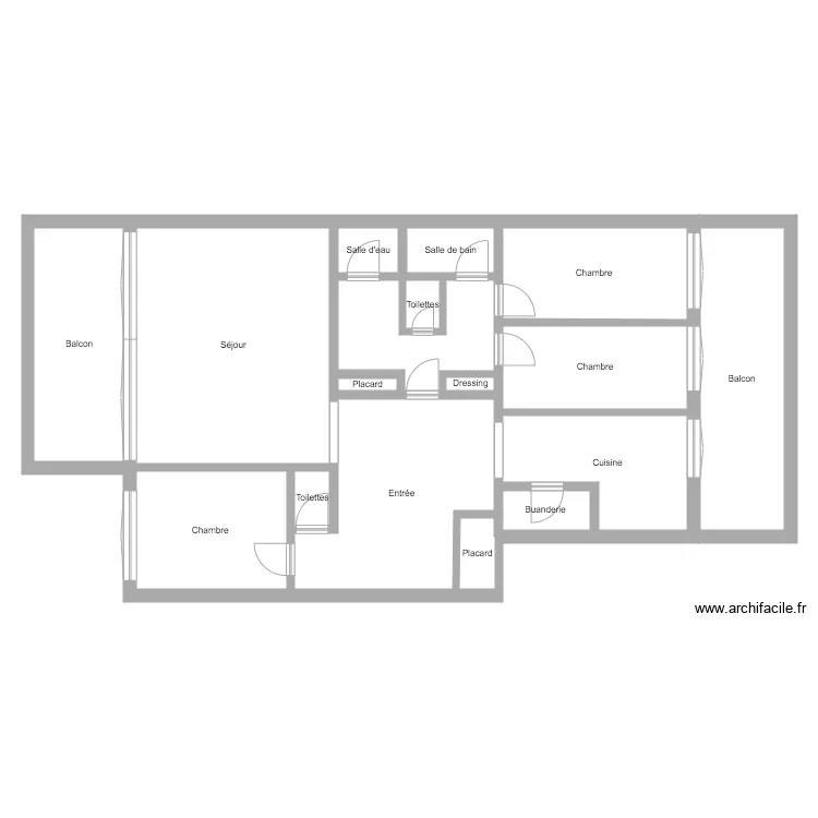 Plan 13eme . Plan de 