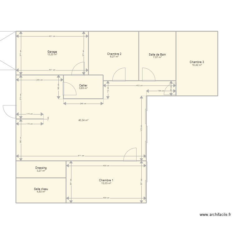 Arno & Lorene, 100m². Plan de 0 pièce et 0 m2