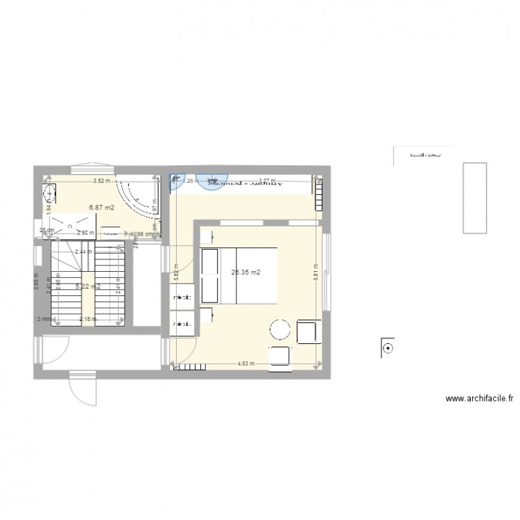 CHAMBRE ENTREE. Plan de 0 pièce et 0 m2