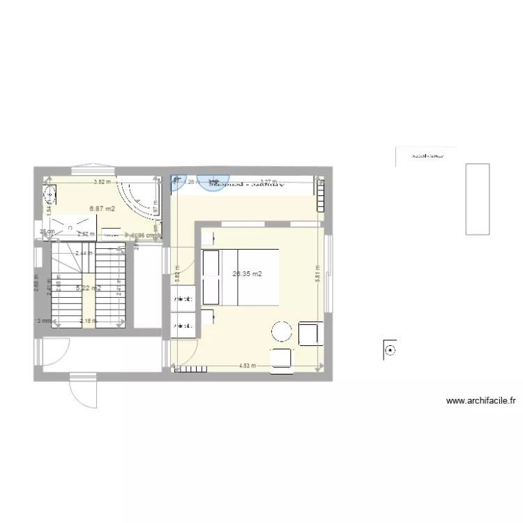 CHAMBRE ENTREE. Plan de 0 pièce et 0 m2