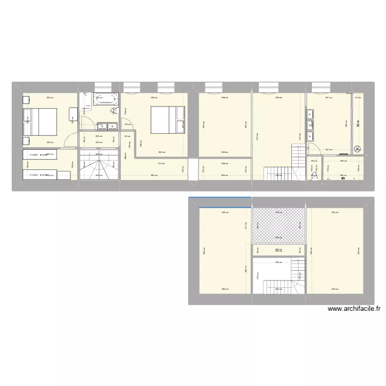 Agrandissement. Plan de 