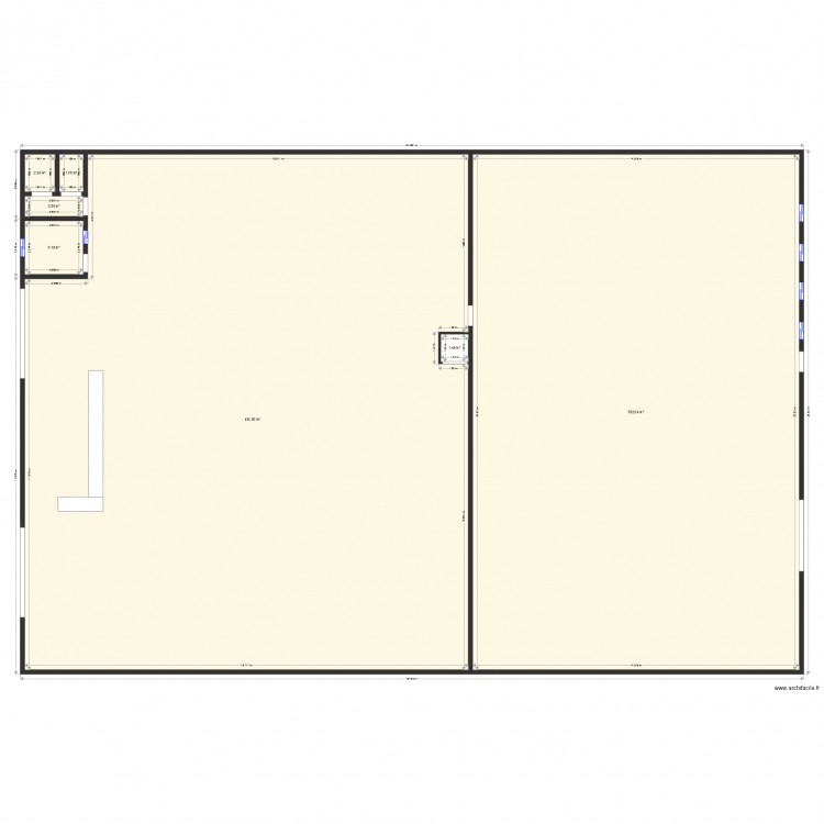 CORNER BIKE. Plan de 7 pièces et 781 m2