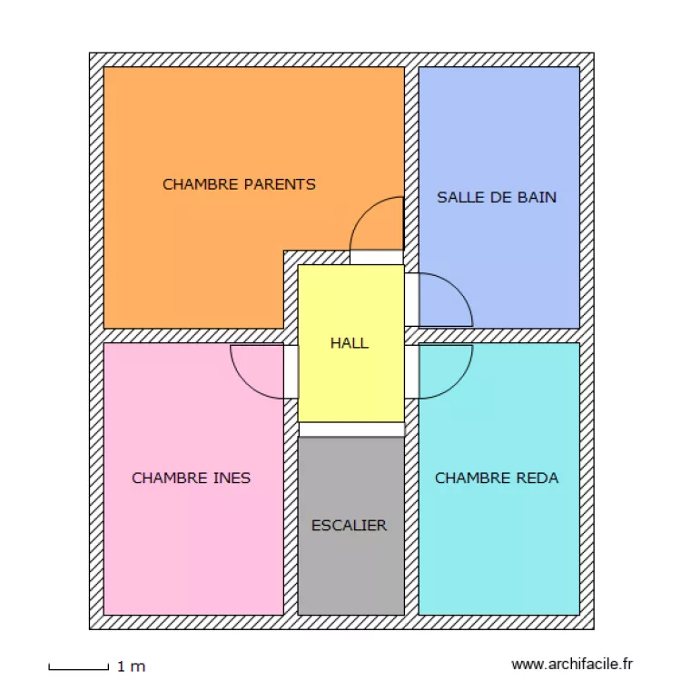 DUPLEX COMBLE. Plan de DUPLEX COMBLE. Plan de