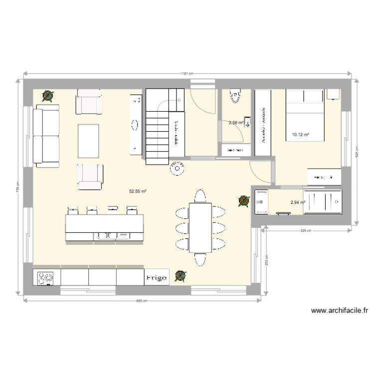 migno. Plan de 0 pièce et 0 m2