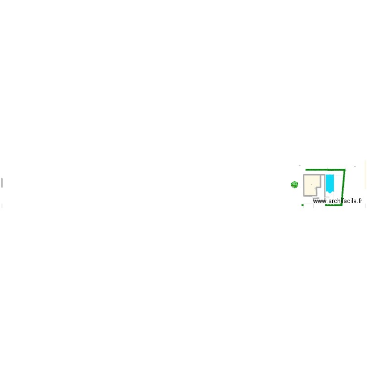 PLAN PISCINE VUE DU HAUT. Plan de 0 pièce et 0 m2